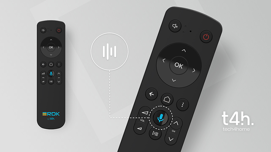 Tech4home Unveils Voice Remote Controls for  RDK and Metrological enabled Set-top Boxes
